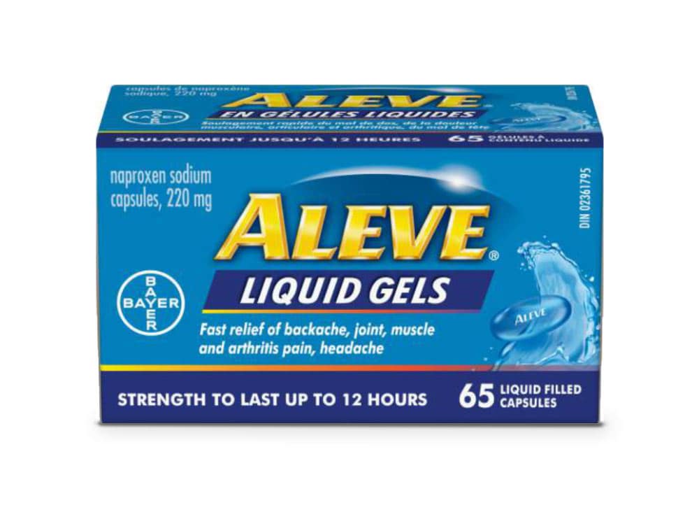 ALEVE® Liquid Gels Pain Reliever | ALEVE® Canada