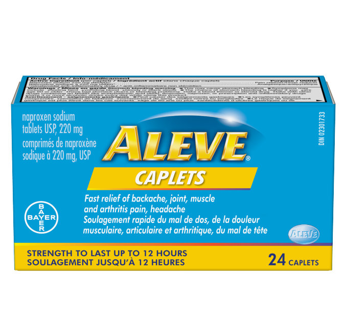 Aleve back body pain reliever aleve canada